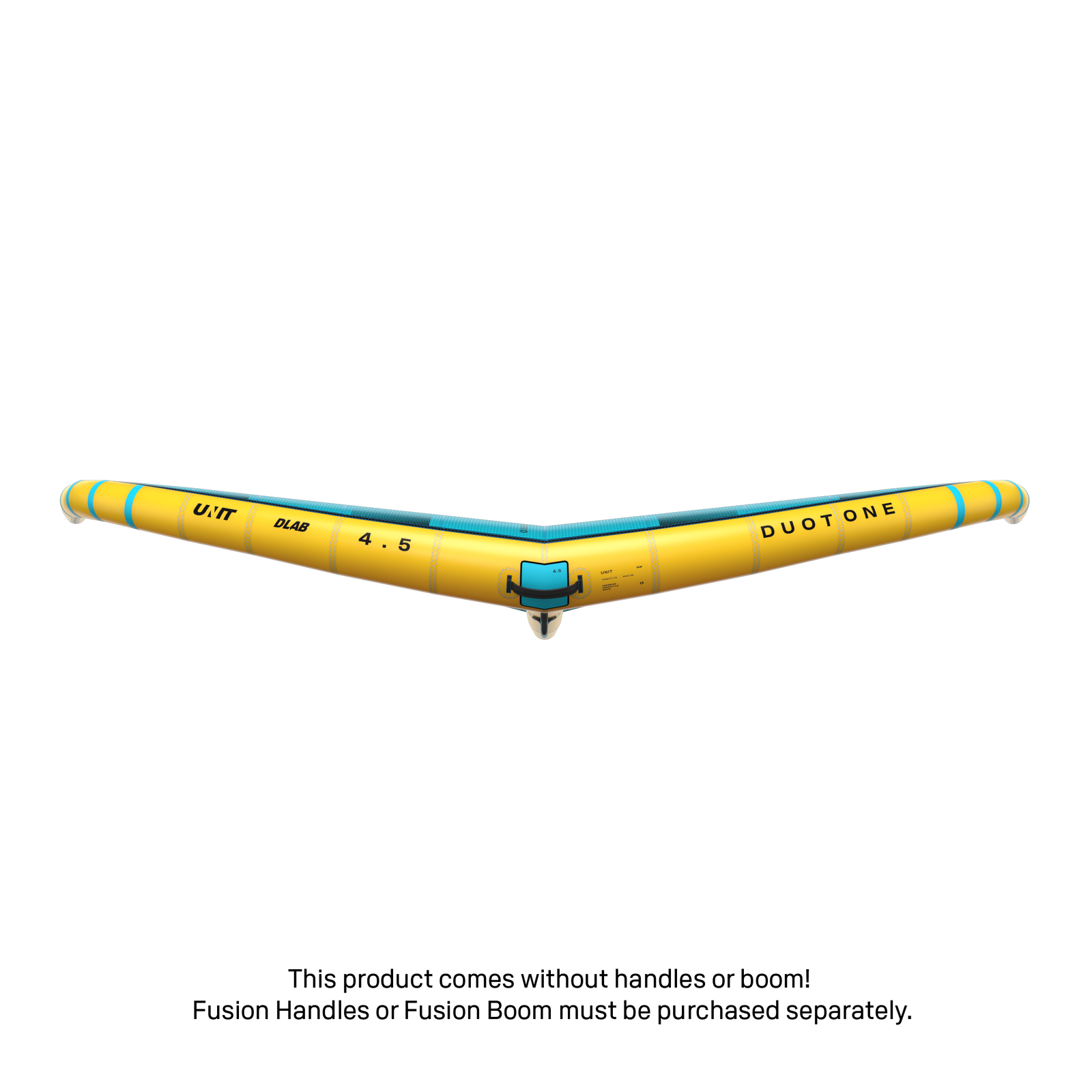 Duotone Unit D/LAB 2027 wing detail showing the Aluula Gold frame