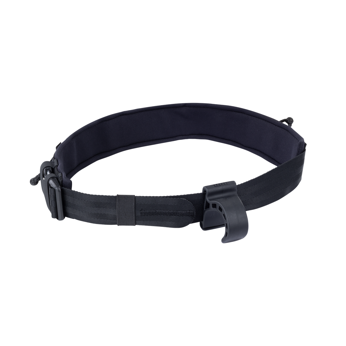 ION Wing Hip Belt 2026 in black, front view with wing hook