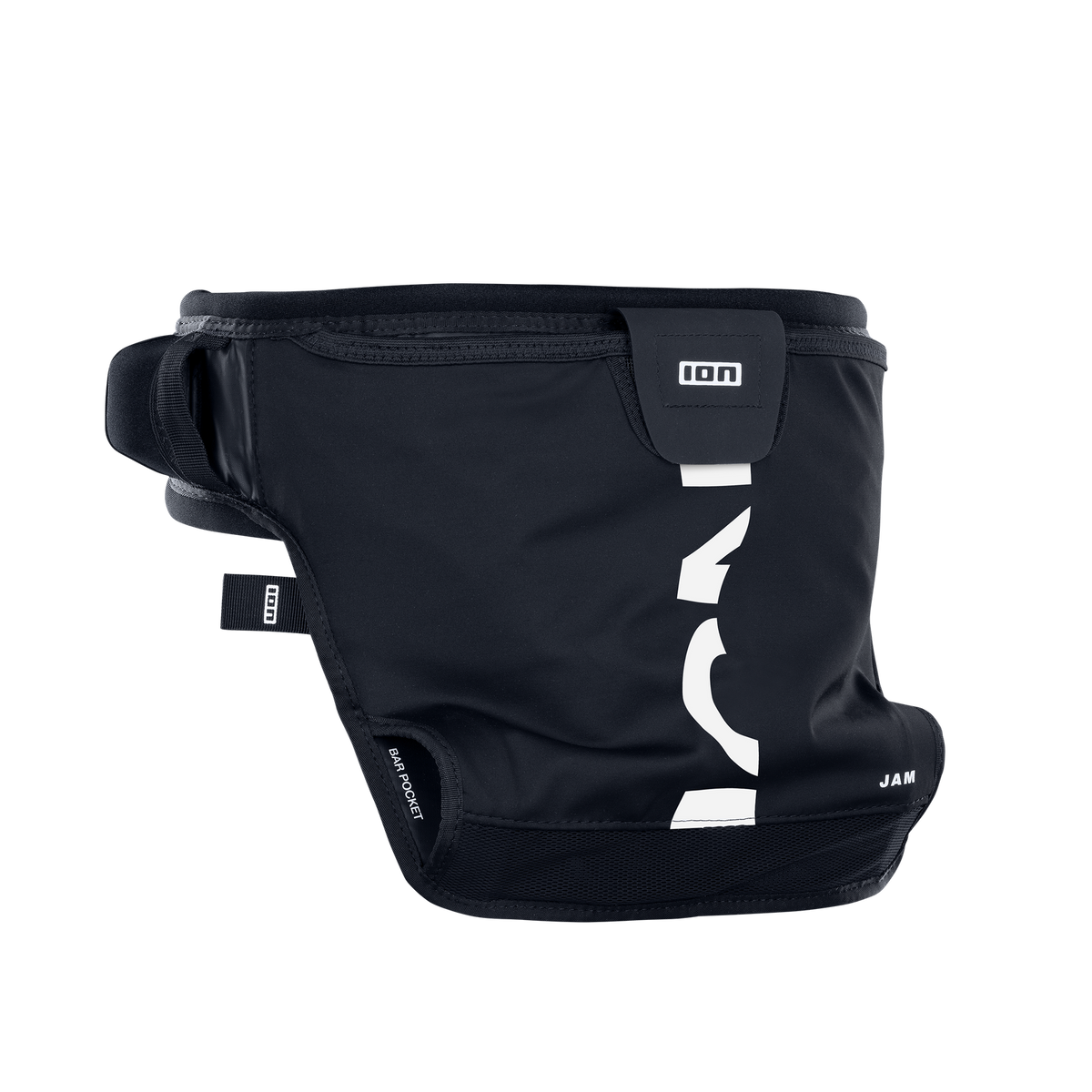 ION Jam Parawing Harness 2027 in black, front view