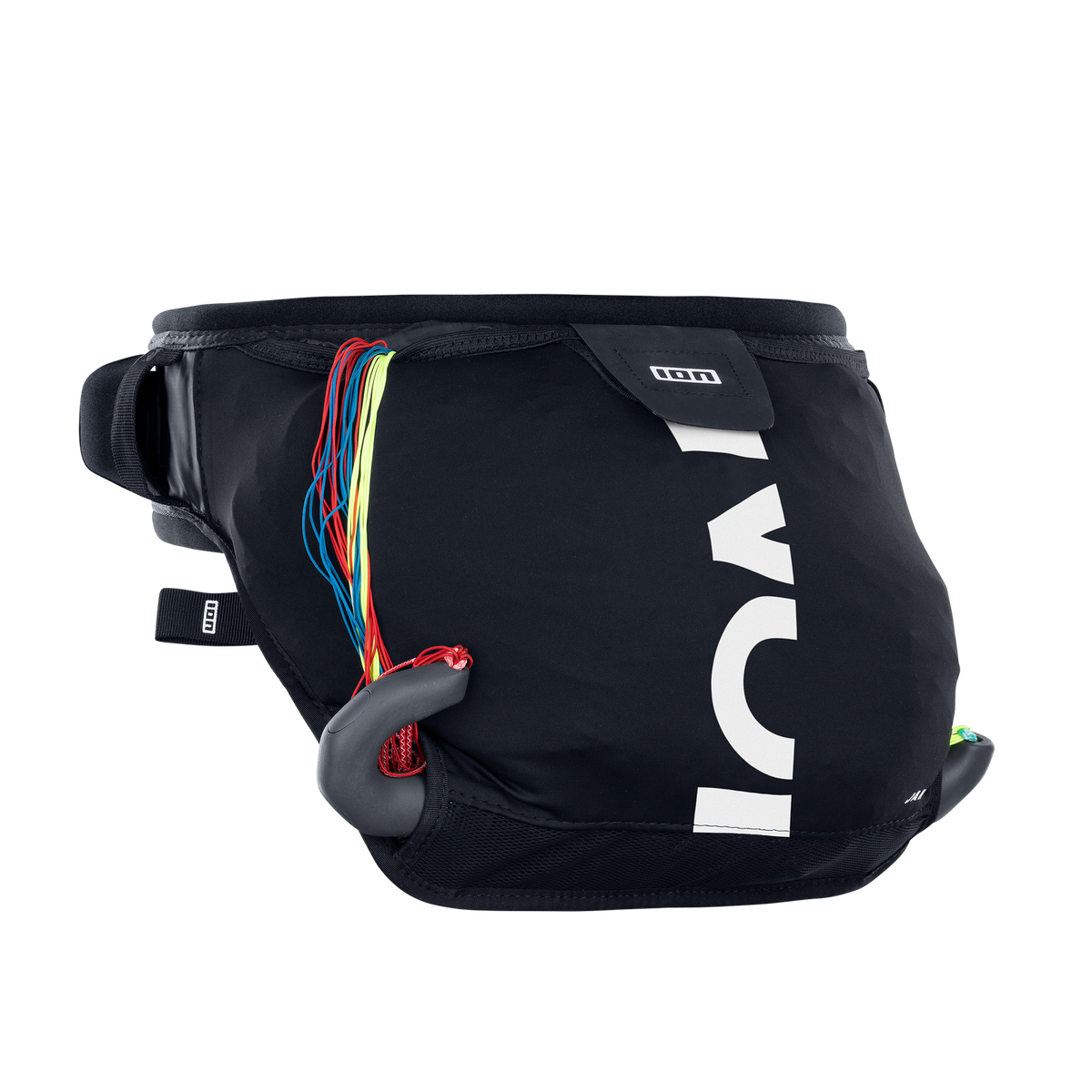 ION Jam Parawing Harness 2027 front view with parawing bar stashed in the pocket