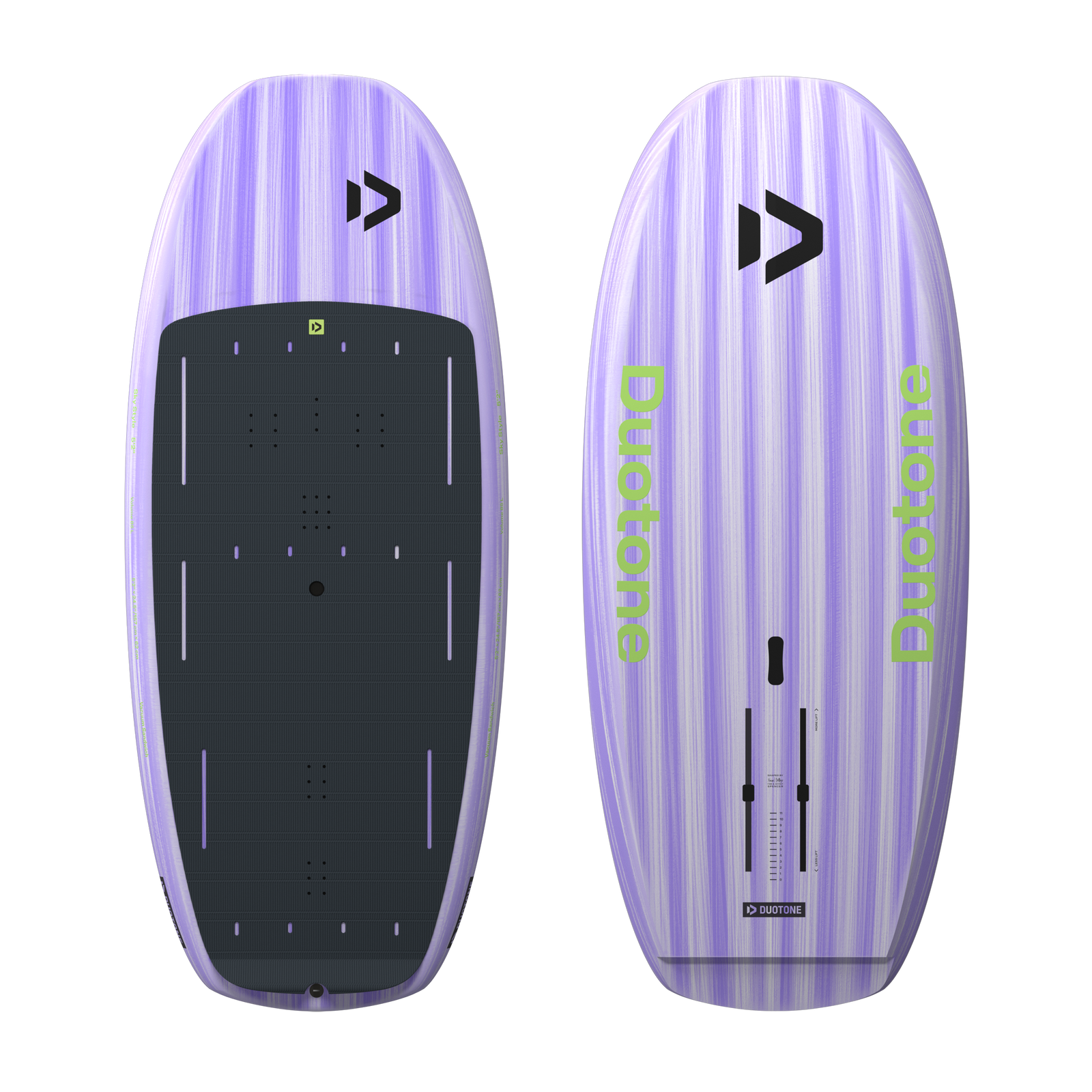 Duotone Sky Style 2027 wing foil board, deck view