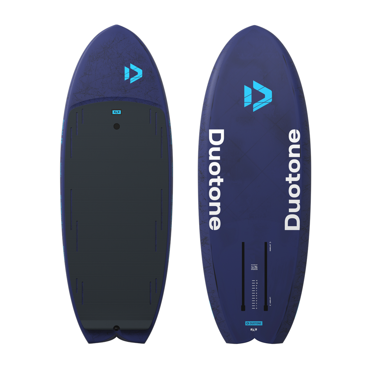 Duotone Crush SLS 2027 prone foil board, deck view
